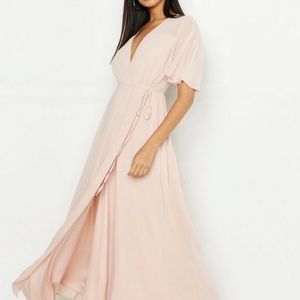 BOHO Maxi Wrap Around Dress